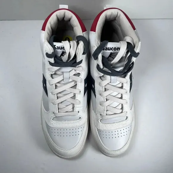 Saucony Jazz Court High Lace Up Athletic Shoes Sneakers Men's Size 9 NEW!! NWOB