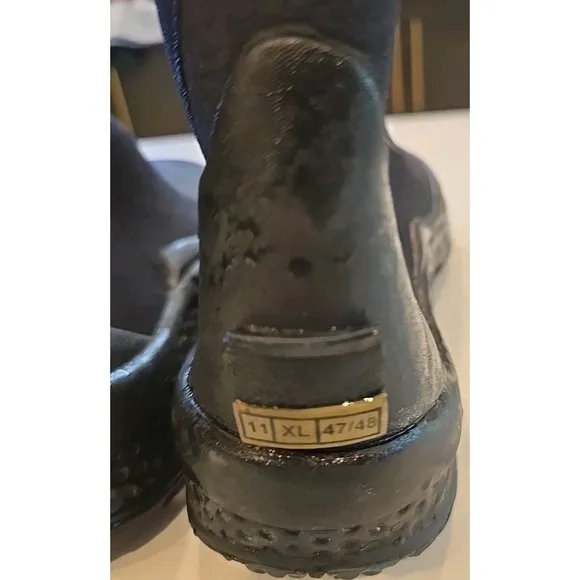 Scubamax Titanium Mens US 11 Neoprene Scuba Black Hard Soles 6.5mm Diving Boot