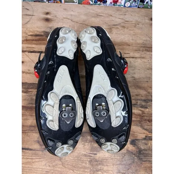 Sidi Dominator 5 Mountain Bike Shoes EU 47 US Men BLACK 2-Bolt MTB Cycling Rare