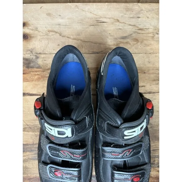 Sidi Dominator 5 Mountain Bike Shoes EU 47 US Men BLACK 2-Bolt MTB Cycling Rare