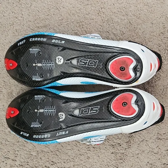 SIDI Wire Carbon Road Bike Shoes. Size 44.5