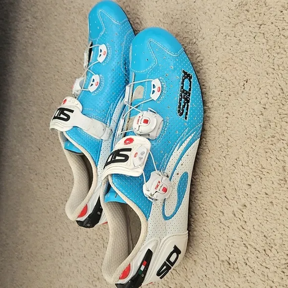 SIDI Wire Carbon Road Bike Shoes. Size 44.5