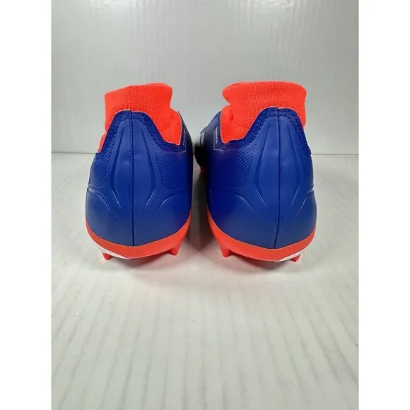 Size 10.5 Adidas Mens Predator League LL Fg Laceless IF6333 Soccer Cleats Blue