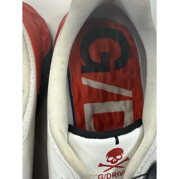 Size 10.5 Men's G/FORE G-Drive Golf Shoes RED WHITE