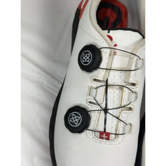 Size 10.5 Men's G/FORE G-Drive Golf Shoes RED WHITE