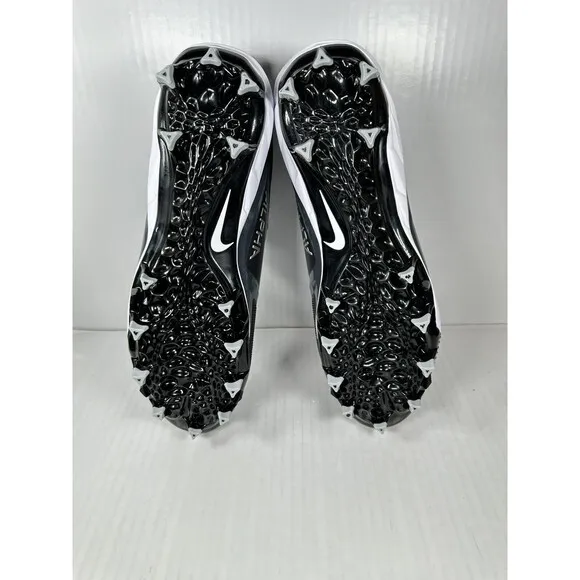 Size 11.5 Nike Alpha Menace 4 Varsity Football Cleats FN0027-001 2024 Black NEW