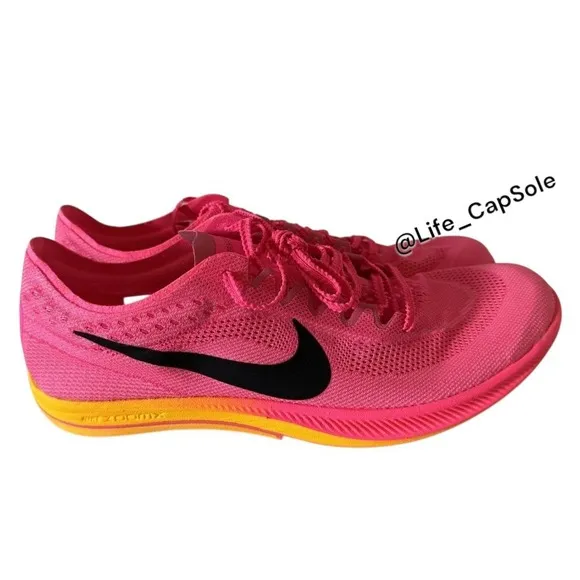 Size 11.5 Nike ZoomX Dragonfly Hyper Pink Track Spikes Men New Orange CV0400-600