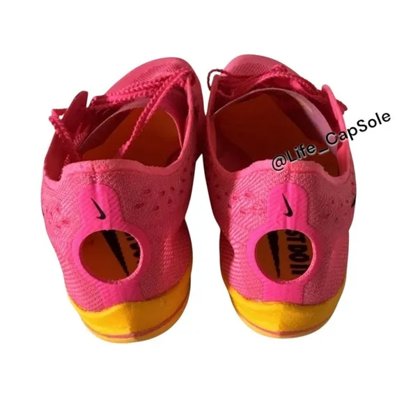 Size 11.5 Nike ZoomX Dragonfly Hyper Pink Track Spikes Men New Orange CV0400-600