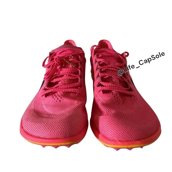 Size 11.5 Nike ZoomX Dragonfly Hyper Pink Track Spikes Men New Orange CV0400-600