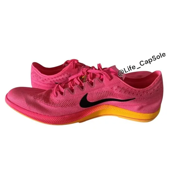 Size 11.5 Nike ZoomX Dragonfly Hyper Pink Track Spikes Men New Orange CV0400-600