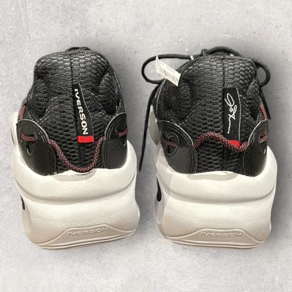 Size 12 - Reebok Solution Mid Black White