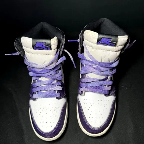 Size 6.5 - Nike Air Jordan 1 Retro High OG GS Court Purple 2.0 Men's Shoes