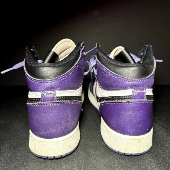 Size 6.5 - Nike Air Jordan 1 Retro High OG GS Court Purple 2.0 Men's Shoes