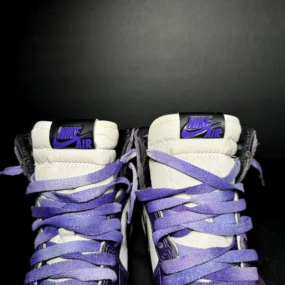 Size 6.5 - Nike Air Jordan 1 Retro High OG GS Court Purple 2.0 Men's Shoes