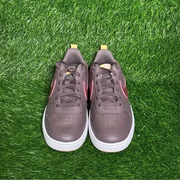 Size 7Y - Kids Nike Court Borough Low 2 Violet Ore Pink Glaze - BQ5448-200