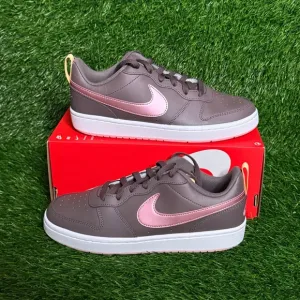 Size 7Y - Kids Nike Court Borough Low 2 Violet Ore Pink Glaze - BQ5448-200