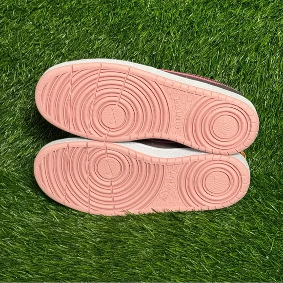 Size 7Y - Kids Nike Court Borough Low 2 Violet Ore Pink Glaze - BQ5448-200