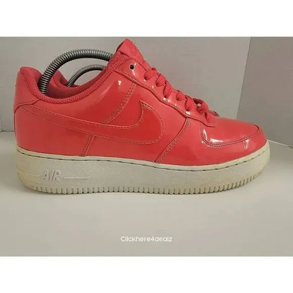 Size 9 - Nike Air Force 1 '07 LV8 UV Siren Red Patent Leather 2018 Men's