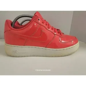 Size 9 - Nike Air Force 1 '07 LV8 UV Siren Red Patent Leather 2018 Men's