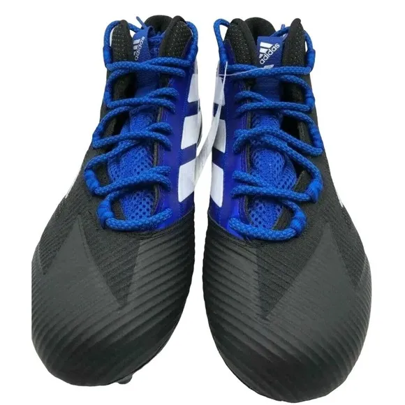 Size 9.5 Adidas‎ Freak Carbon Mid Football 🏈 Cleats Blue Black NWT EE7137 Men