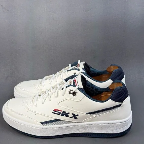 Skechers Sport Court 92 'White Blue' sneaker shoes men’s size 13