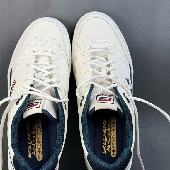Skechers Sport Court 92 'White Blue' sneaker shoes men’s size 13