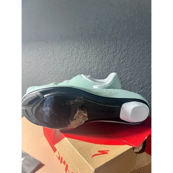 Specialized Torch 1.0 Cycling Shoes Men 8 Women 9.5 White Sage Sports  NIB