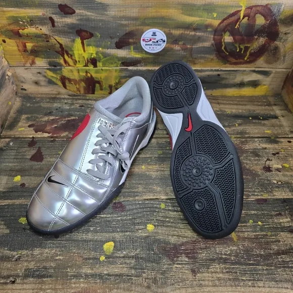 Sz 11‎ Nike Total 90 3 III SP Indoor Soccer Shoes Metallic Silver HJ9351-002 New