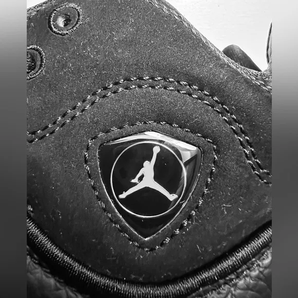 Team Jordan Performance Brand Excellence Basketball Shoes Sz 10.5 Blk white Gold
