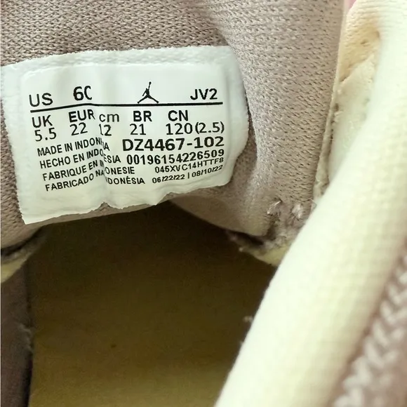Toddler 6C Nike Air Jordan 1 Mid SE Craft TD&quot;Inside Out Taupe Haize&quot; DZ4467-102