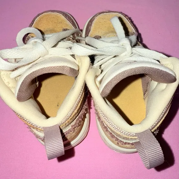 Toddler 6C Nike Air Jordan 1 Mid SE Craft TD&quot;Inside Out Taupe Haize&quot; DZ4467-102