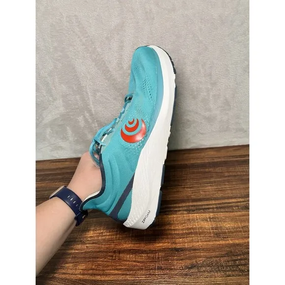 Topo Cyclone Cyan Blue Red White Athletic Running Shoes Sneakers Mens Size 11