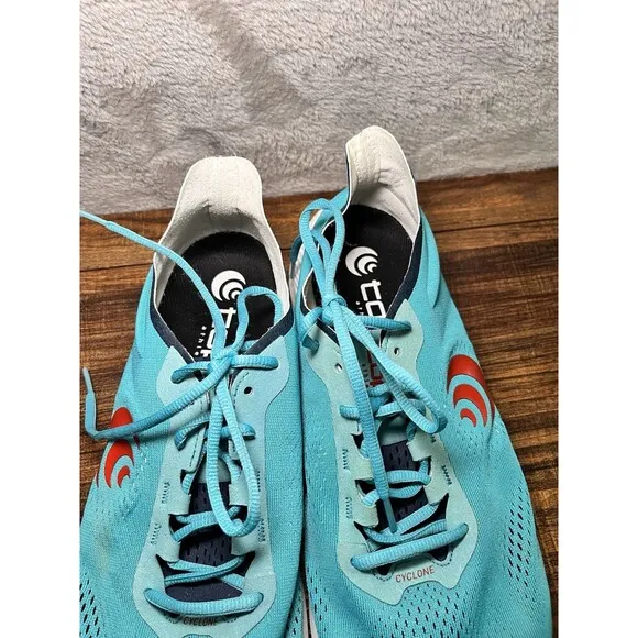 Topo Cyclone Cyan Blue Red White Athletic Running Shoes Sneakers Mens Size 11