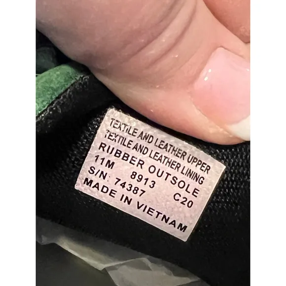 Tory Burch Howell Court Green Suede Toe Sneakers