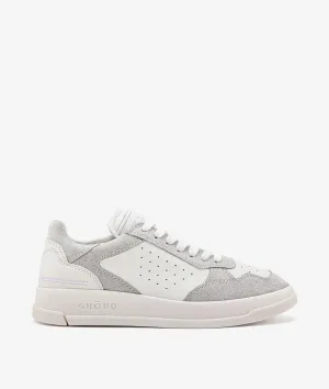 Tweener Low in White Silver Glitter
