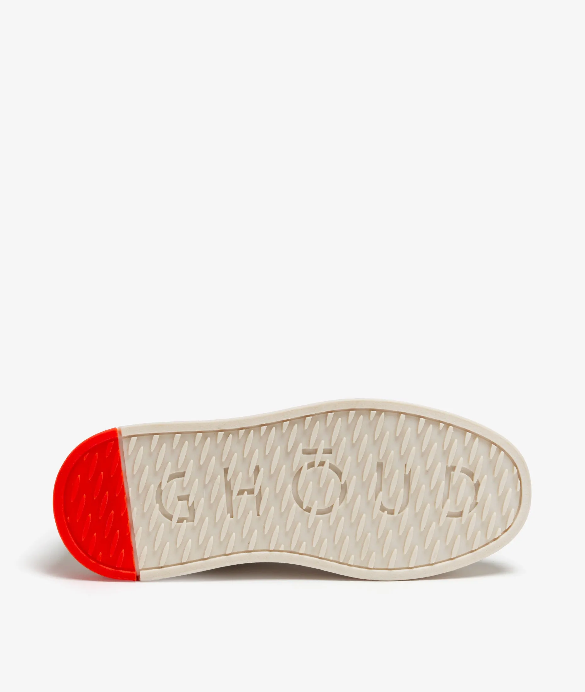 Tweener Low White Orange Fluo with logo