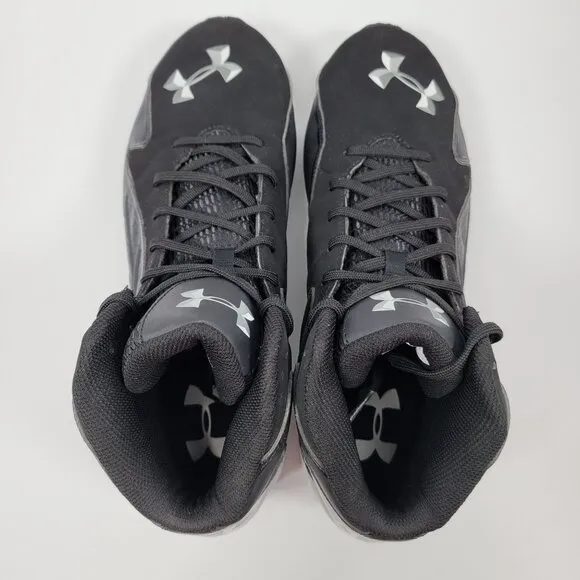 Under Armor Men's Black Football Cleats 1242241-001US Size 12
