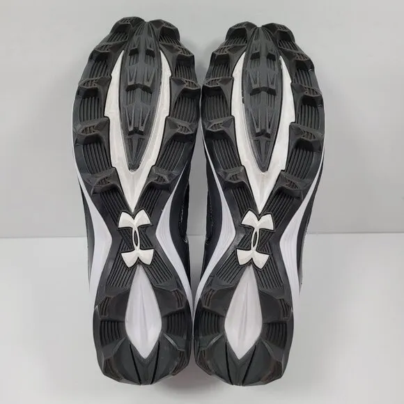 Under Armor Men's Black Football Cleats 1242241-001US Size 12
