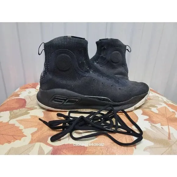 Under Armour Curry 4 More Range 1298306-014 Men's Basketball Shoes Size 15 Black