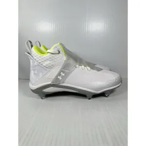 Under Armour Highlight Hammer D Football Cleats 3025086-100 Mens 11.5 White Volt