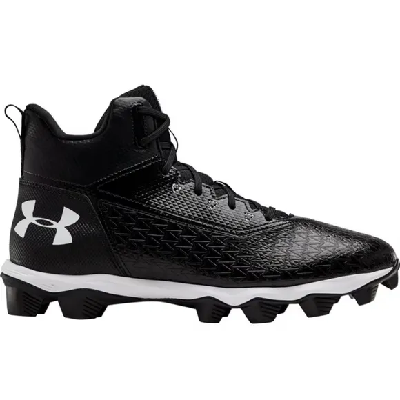 Under Armour Men's Hammer Mid Rm Football Lacrosse Shoes Cleats, Sz 9.5