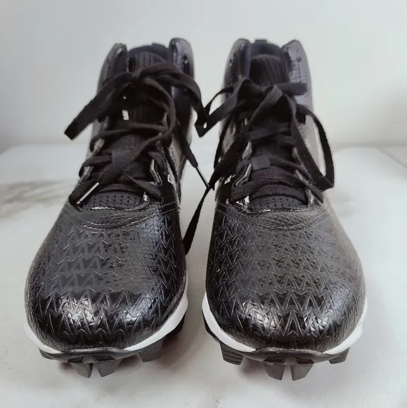 Under Armour Men's Hammer Mid Rm Football Lacrosse Shoes Cleats, Sz 9.5