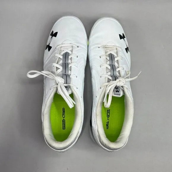 Under Armour Men's Size 15 White Nitro Football Cleats