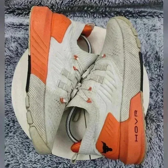 Under Armour Project Rock 3 “Summit White Rogue Orange” Gym Training Shoes