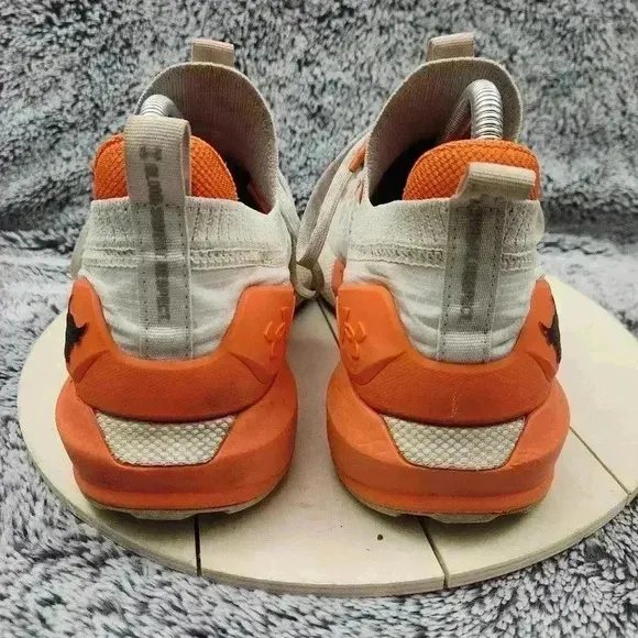Under Armour Project Rock 3 “Summit White Rogue Orange” Gym Training Shoes