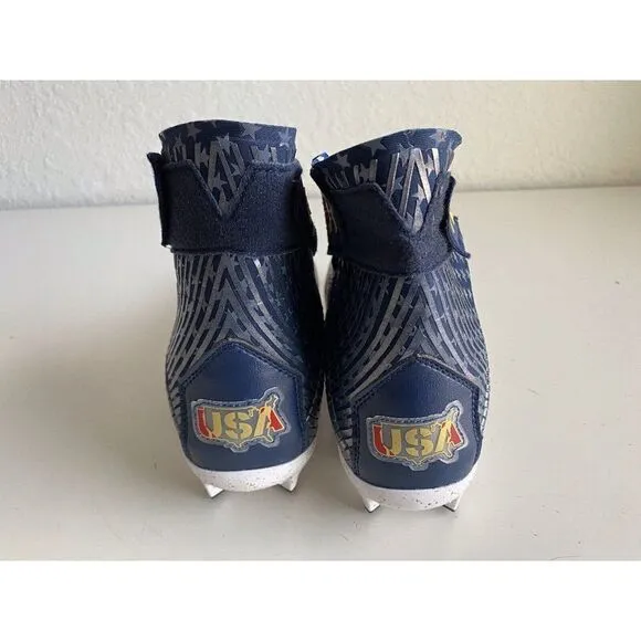 Under Armour Highlight MC LE USA Football Cleats 3025740-100 Men’s Sz 12.5