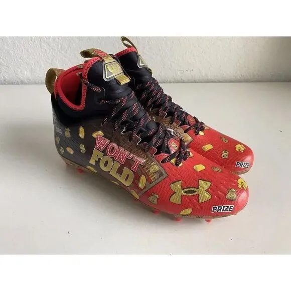Under Armour Spotlight MC Jackpot Football Cleats Men’s Size 11.5 3025121-600