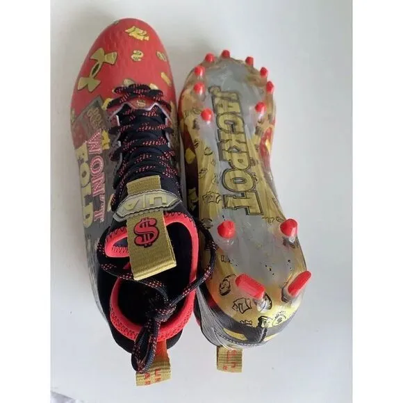 Under Armour Spotlight MC Jackpot Football Cleats Men’s Size 11.5 3025121-600