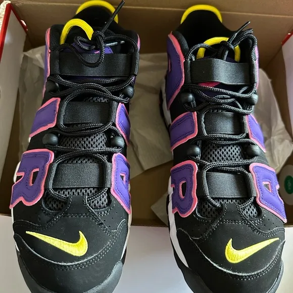 UNISEX Nike Air More Uptempo &quot;Black/Multi/Court Purple