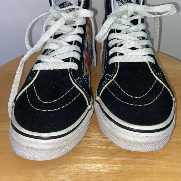 Van's Disney Princess’s Shoes Lace Up Sneakers Rare NWOB Size 6
